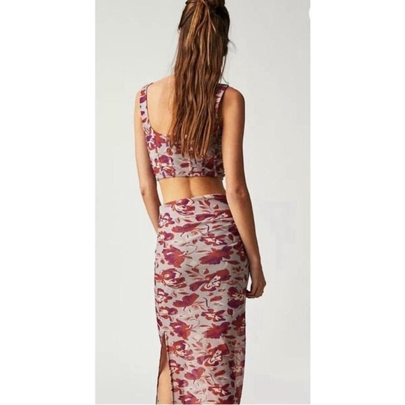 Free People Lilac Galaxy Corset Top Only XS - Picture 3 of 12